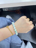 中國黃金China Gold玉石翡翠手串女冰透玉轉(zhuǎn)運珠手鏈生日禮物送女友媽媽老婆結(jié)婚紀念 翡翠手串+證書禮盒 曬單實拍圖
