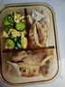 希樂扣高硼硅耐熱玻璃飯盒上班族帶飯可微波爐便當(dāng)盒保鮮盒 琥珀三隔+包 曬單實拍圖