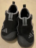 阿迪達(dá)斯（adidas）童鞋25春季新款男女大小童魔術(shù)貼包頭涼鞋 JP5747黑/灰 曬單實(shí)拍圖