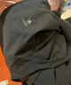 駱駝（CAMEL）梭織加絨連帽風(fēng)衣男防潑水休閑外套 J13CZ0L7070A 幻影黑 XL 曬單實(shí)拍圖