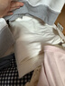 三彩大碼女裝2025秋款休閑全棉高腰牛仔褲直筒小白褲顯瘦胖MM 奶白色 M 160/72B 曬單實(shí)拍圖