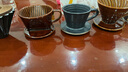 卡麗塔（Kalita）日本進(jìn)口kalita卡麗塔咖啡壺套裝濾杯陶瓷過(guò)濾器滴漏式濾紙分享壺 101棕色咖啡濾杯 曬單實(shí)拍圖