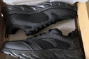 安踏男鞋運動(dòng)鞋男秋冬季新款軟底保暖皮面防潑水跑步鞋男士休閑鞋子男 【皮網(wǎng)結合小黑跑鞋】-黑色 41 （男8碼） 曬單實(shí)拍圖