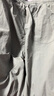 森馬冰絲休閑褲男夏季薄款束腳運(yùn)動(dòng)褲冰氧吧涼感男士速干系帶褲子夏裝 880灰色 L 【29/30碼】 曬單實(shí)拍圖