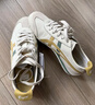 Onitsuka Tiger鬼塚虎運(yùn)動(dòng)休閑鞋男女經(jīng)典虎爪紋休閑鞋MEXICO 66?1183A201 米白色/黃色 36 曬單實(shí)拍圖