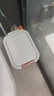 雅高 按壓+腳踩翻蓋15L垃圾桶衛(wèi)生間廚房防臭客廳臥室?guī)w 曬單實拍圖
