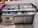 澳華仕階梯涼菜熟食鹵菜燒烤商用冷藏柜展示柜冰柜保鮮柜冷凍冰臺 2.0米雙溫 曬單實(shí)拍圖