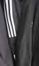 adidas經(jīng)典三條紋運(yùn)動(dòng)連帽夾克外套男女春季新款阿迪達(dá)斯三葉草 黑色   S 曬單實(shí)拍圖