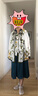 俞兆林（YUZHAOLIN）夏季女士新款防曬防風(fēng)連帽斗篷披肩時(shí)尚百搭長款女士復(fù)古分氣質(zhì) 斗篷披肩 梔子花 曬單實(shí)拍圖