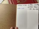 九千年 手帳本牛皮紙空白日記本文藝A6隨身軟皮本子大學(xué)生筆記本子文具可定制logo刻字 空白款內芯 曬單實(shí)拍圖