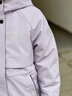 波司登（BOSIDENG）2025新款羽絨服女兒童一手長三合一5A抗菌絨4防外套T250131342 鳶尾淺紫6413 140 /64 約 130-140cm 30kg 曬單實拍圖