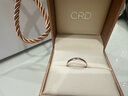 CRD克徠帝【現貨閃發(fā)】 鉆石對戒情侶款一對婚戒結婚訂婚鉆戒 18K玫瑰金色男戒 約1分 曬單實(shí)拍圖