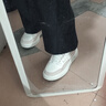 鴻星爾克板鞋女透氣女鞋時尚小白鞋簡約厚底輕質(zhì)運動休閑鞋情侶款 曬單實拍圖