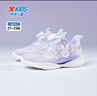 特步（XTEP）兒童小童氫風(fēng)5.0旋鈕扣透氣輕便跑鞋 淡紫色/雪青紫 32碼 曬單實(shí)拍圖