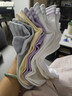 adidas經(jīng)典舒適三雙裝三條紋抗菌襪子男女阿迪達(dá)斯官方三葉草   奇妙白/影跡卡其棕/巖層深土地棕   M 曬單實(shí)拍圖