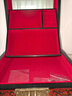九彩（jiucai）平遙推光漆器首飾盒高檔工藝品山西特產(chǎn)七夕情人節(jié)禮物送女友 普通款 黑底新娘出嫁 曬單實拍圖