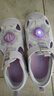 江博士學(xué)步鞋夏季男女童魔術(shù)貼耐磨包頭兒童涼鞋2S14A2013BW淺紫29碼 曬單實(shí)拍圖