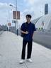 BOSS【七夕禮物】男士2025年春季新款細(xì)微圖案絲光棉質(zhì)Polo衫50532246 曬單實拍圖