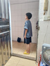 ASK JUNIOR男童運(yùn)動套裝夏季兒童薄款快干T恤+短褲中大童網(wǎng)球服兩件套  150 曬單實(shí)拍圖