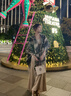 瑜品佳復古水墨畫披肩女國風外搭夏季空調(diào)保暖高級氛圍感披風百搭圍巾女 水墨畫 曬單實拍圖