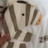歡喜小熊6個月-3歲寶寶冬季薄棉內(nèi)搭上衣嬰兒夾棉冬款衛(wèi)衣外出衣服 曬單實拍圖