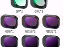 卓爾（K&F CONCEPT）適配大疆mini4pro濾鏡 ND減光鏡 UV鏡 CPL偏振鏡 濾鏡套裝 ND6件套 UV+CPL+ND8-256 曬單實拍圖