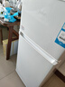 海爾（Haier）冰箱123升小型雙門冰箱家用兩門迷你辦公室宿舍節(jié)能冷藏冷凍電冰箱 123升直冷微霜+黑金凈化+冷藏冷凍 曬單實拍圖