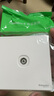 施耐德電氣 單聯(lián)電視插座 86型暗裝墻壁開關(guān)插座面板弱電 皓呈系列 奶油白色 曬單實拍圖