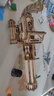 若客（ROKR）加特林機(jī)槍 玩具槍積木槍手工diy拼裝模型皮筋槍七夕情人節(jié)禮物 曬單實(shí)拍圖