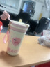 Next Kiss英國聯(lián)名Hello Kitty保溫杯女316不銹鋼水杯高顏值學(xué)生雙飲泡茶杯 粉色 410ml 曬單實(shí)拍圖