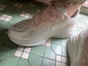 斯凱奇（SKECHERS）糕糕鞋女鞋夏季蕾絲透氣厚底休閑鞋輕便軟底運動鞋松糕鞋117520 曬單實拍圖