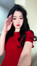 LIZONGXI紅色短袖連衣裙女夏季法式千金訂婚禮服小個子收腰顯瘦紅裙子短裙 紅色【短袖短款】 S 【80-100斤】 曬單實拍圖