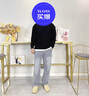 真維斯戶外運(yùn)動衛(wèi)衣男春秋季長袖T恤中青年休閑假兩件運(yùn)動男裝 灰色 3XL 曬單實(shí)拍圖
