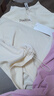 森馬（Semir）短袖t恤女寬松涼感上衣夏裝可愛刺繡印花圓領(lǐng)百搭正肩修身套頭衫 N款-白咖色調(diào)00315 L /165/88A 曬單實拍圖