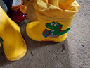 牧萌兒童雨鞋男童女童防水立體寶寶防滑耐磨卡通雨靴 挖掘機恐龍 15碼 曬單實(shí)拍圖