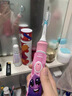 飛利浦（PHILIPS）兒童電動(dòng)牙刷 送男孩女孩生日兒童禮物 藍(lán)牙版 適用4-12歲 自帶2支刷頭+8款貼紙 藍(lán)色HX6322/04 曬單實(shí)拍圖