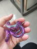 TANGLE官方旗艦店正版扭扭樂寶石Gems解壓玩具ADHD專注力訓(xùn)練神器小玩具 2414 寶石-紫色 曬單實(shí)拍圖