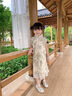 DOMIAMIAKIDS兒童漢服男童中國(guó)風(fēng)套裝女童唐裝寶寶夏裝中式古風(fēng)民族演出服 新中式套裝女 120 曬單實(shí)拍圖