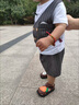 G.duck男童套裝夏季兒童西裝帥氣寶寶周歲禮服男寶短袖兩件套嬰幼兒衣服 黑色 90 尺碼1~2歲【 80-90cm】cm 曬單實拍圖