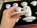 紅官窯國瓷茶具套裝醴陵陶瓷高檔送男士長輩領(lǐng)導(dǎo)伴手禮定制生日喬遷禮物 蘭谷幽蓋碗茶具 12頭 曬單實(shí)拍圖