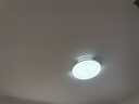 雷士照明led吸頂燈圓形現(xiàn)代簡約北歐臥室房間書房餐廳客廳燈 50cm三色變光36w 曬單實拍圖