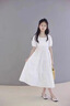 G.duck女童新品連衣裙兒童夏季氣質(zhì)公主裙新款韓版洋氣女大童時(shí)尚長(cháng)裙子 白色 170 cm 身高160-170cm 13-15歲 曬單實(shí)拍圖
