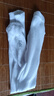 可代爾空調(diào)屋睡眠襪寬松口加肥加大毛巾底糖尿病足防護(hù)襪過膝網(wǎng)眼男棉襪 白色 1雙 曬單實(shí)拍圖