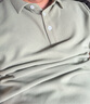 名創(chuàng)優(yōu)品（MINISO）2025夏季新款重磅華夫格翻領(lǐng)polo衫簡約純色短袖t恤男 棕櫚綠 XL 曬單實拍圖