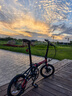 大行（DAHON）K3plus折疊自行車(chē)超輕鋁合金16英寸9速成人城市通勤代駕車(chē)KAA693 黑紅【內(nèi)折版】 曬單實(shí)拍圖