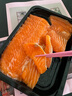 【新疆三文魚】刺身中段 海鮮整條海鮮壽司生魚片 日式料理即食 精修 切片發(fā)貨 400g 去皮去邊角料 曬單實拍圖