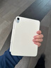 PITAKA適用蘋果iPad mini7/6保護(hù)套2024款橫豎兩用磁吸雙面夾支架殼帶筆槽超輕薄防彎pu保護(hù)殼白色 曬單實(shí)拍圖
