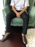 皮爾卡丹（pierre cardin）高彈力抗皺男士休閑褲夏季新款商務(wù)修身含桑蠶絲免燙直筒男褲子男 6525常規(guī)款-黑色 32 碼(175/82A) 曬單實(shí)拍圖