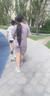 貓人 MIIOW帶胸墊睡衣女夏天純純棉可愛(ài)清新大碼短袖家居服套裝女夏季新款 帶胸墊短袖：ZX-6397 L 女 曬單實(shí)拍圖