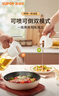 蘇泊爾（SUPOR）油壺自動(dòng)開(kāi)合玻璃油罐醬油瓶調(diào)味壺白色油瓶500ml噴倒兩用 曬單實(shí)拍圖